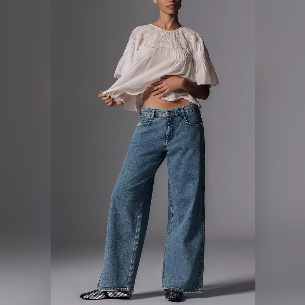 NWT Anthropologie Pilcro Wide Leg Jeans